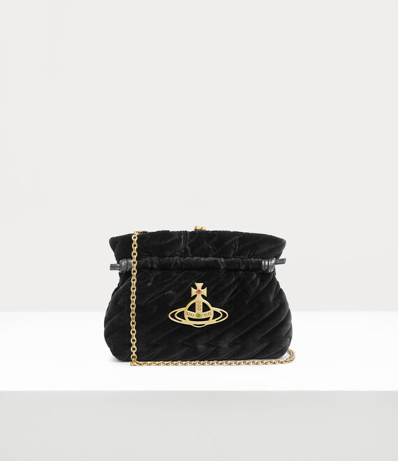 Vivienne Westwood eva small clutch black